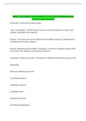 DBMS - DATABASE MANAGEMENT SYSTEM EXAM Questions and Answers Latest Graded A&plus;