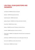 LRA FINAL EXAM QUESTIONS AND ANSWERS