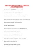 INTRODUCTION TO PYTHON &lpar;WGU D335&rpar; QUESTIONS AND CORRECT ANSWERS