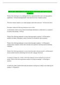 EBTM 350- MIDTERM EXAM REVIEW 1 Questions and Answers Latest Graded A&plus;