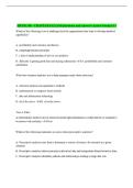 EBTM 350 - CHAPTER 8 EXAM Questions and Answers Latest Graded A&plus;