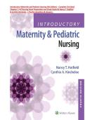 Introductory Maternity and Pediatric Nursing &lpar;4th Edition&rpar; &ndash; Complete Test Bank Chapters 1&ndash;42 Nursing Exam Preparation and Study Guide By Nancy T&period; Hatfield & Cynthia Kincheloe&period; &vert; Practice Questions & Answers &period; 
