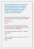 HEAS 1000 MIDTERM EXAM ACTUAL 2026 &vert;&vert; MOST &NewLine;RECENT EXAM 2026-2027 ACTUAL COMPLETE                   &NewLine;REAL EXAM QUESTIONS AND 100&percnt; CORRECT &NewLine;ANSWERS &lpar;VERIFIED ANSWERS&rpar; ALREADY              &NewLine;GRADED A&plus; &vert; GUARANTEED SUCCESS&excl;&excl;                     &NewLine;NEWEST E
