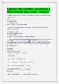 Kettering TMC Questions and Answers &vert;&NewLine;2026 Complete Study Guide &vert; Grade A&plus;