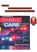 paramedic care principles practice 5th edition volume 5 special considerations and operations bledsoe Test Bank 