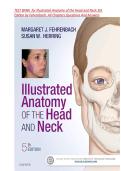 Illustrated Anatomy of the Head and Neck 5th Edition by Fehrenbach TEST BANK &sol;ISBN-13 978-0323396349 &vert;  All Chapters 1-12 &sol; Full Complete