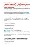 Virtual ATI Green Light Comprehensive Predictor 2026&sol;2027 &vert; V-ATI NCLEX Predictor Exam Questions & Verified Answers Study Guide &lpar;200&plus; Q&A&rpar;