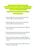 Asbestos Inspector Certification Exam Guide &NewLine;Comprehensive Resource To Help You Ace 2026-2027 Exams &NewLine;Includes Frequently Tested Questions With ELABORATED &NewLine;100&percnt; Correct COMPLETE SOLUTIONS &NewLine;Guaranteed Pass First Attempt&excl;&excl; Current Update&excl;&excl; &NewLine;Instant Down
