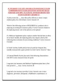 SC PEARSON VUE LIFE AND HEALTH INSURANCE EXAM COMPREHENSIVE EXAM QUESTIONS WITH DETAILED VERIFIED AND 100&percnt; ACCURATE ANSWERS BRAND NEW EXAM ALREADY GRADED A&plus;