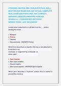 HYDRONIC HEATING AND COOLING ACTUAL 2026 &vert;&vert; &NewLine;MOST RECENT EXAM 2026-2027 ACTUAL COMPLETE &NewLine;REAL EXAM QUESTIONS AND 100&percnt; CORRECT &NewLine;ANSWERS &lpar;VERIFIED ANSWERS&rpar; ALREADY                &NewLine;GRADED A&plus;  &vert; GUARANTEED SUCCESS&excl;&excl;                         &NewLine;NEWEST EXAM &vert;
