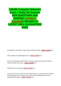 CS6250 Computer Networks Exam 1 Study Set Summer 2026 QUESTIONS AND VERIFIED CORRECT ANSWERS GRADED A&plus; -LATEST 2026-2027- 100- GUARANTEED PASS&period;docx&NewLine;&NewLine;