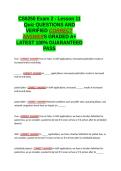 CS6250 Exam 2 - Lesson 11 Quiz QUESTIONS AND VERIFIED CORRECT ANSWERS GRADED A&plus; -LATEST 2026-2027- 100- GUARANTEED PASS&period;docx&NewLine;&NewLine;