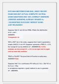 ISYE 6644 MIDTERM EXAM 2026 &vert;&vert; MOST RECENT &NewLine;EXAM 2026-2027 ACTUAL COMPLETE 100 REAL                 &NewLine;EXAM QUESTIONS AND 100&percnt; CORRECT ANSWERS &NewLine;&lpar;VERIFIED ANSWERS&rpar; ALREADY GRADED A&plus;                           &NewLine;&vert; GUARANTEED SUCCESS&excl;&excl; NEWEST EXAM &vert;         