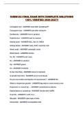 CHEM134 FINAL EXAM WITH COMPLETE SOLUTIONS 100&percnt; VERIFIED 2026-2027&excl;&excl;