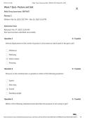 SPHE 421&vert;Week 7 Quiz- Posture and Gait&vert; Questions and answers &vert; Updated Rated A&plus; &vert; 100&percnt; CORRECT &vert; American Military University