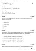 SPHE 421&vert;Week 6 Quiz- Foot and Ankle&vert; Questions and answers &vert; Updated Rated A&plus; &vert; 100&percnt; CORRECT &vert; American Military University