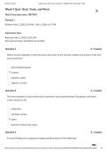 SPHE 421&vert;Week 4 Quiz- Neck&comma; Trunk&comma; and Pelvis&vert; Questions and answers &vert; Updated Rated A&plus; &vert; 100&percnt; CORRECT &vert; American Military University