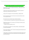 WGU D431 PA PRE-ASSESSMENT EXAM Questions and Answers Latest Graded A&plus;
