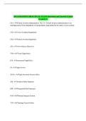 AOA TRAINING PRACTICAL EXAM Questions and Answers Latest Graded A&plus;