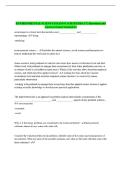 ENVIRONMENTAL SCIENCE EXAM &num;1 &lpar;CHAPTERS 1-7&rpar; Questions and Answers Latest Graded A&plus;
