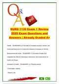 NURS 1130 Exam 1 Review Guide &vert; 150&plus; Nursing Exam Questions and Answers on Public Health&comma; Health Care Systems&comma; Prevention & Epidemiology