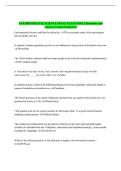 ENVIRONMENTAL SCIENCE FINAL EXAM PART 2 Questions and Answers Latest Graded A&plus;