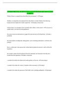 ENVIRONMENTAL SCIENCE FINAL EXAM Questions and Answers Latest Graded A&plus;