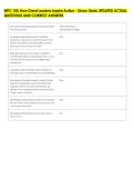 WPC 150&colon; How Great Leaders Inspire Action - Simon Sinek UPDATED ACTUAL &NewLine;QUESTIONS AND CORRECT ANSWERS 