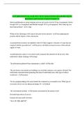 ENVIRONMENTAL SCIENCE TEST QUESTIONS &lpar;EXAM REVIEW&rpar; Questions and Answers Latest Graded A&plus;