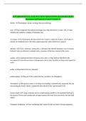 ENVIRONMENTAL SCIENCE TEST QUESTIONS &lpar;EXAM REVIEW&rpar; Questions and Answers Latest Graded A&plus;