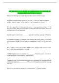 ENVIRONMENTAL SCIENCE TEST QUESTIONS &lpar;EXAM REVIEW&rpar; Questions and Answers Latest Graded A&plus;