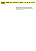 Marketing Review Chapter 1 Terms UPDATED ACTUAL QUESTIONS AND CORRECT &NewLine;ANSWERS 