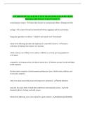 ENVIRONMENTAL SCIENCE TEST QUESTIONS &lpar;EXAM REVIEW&rpar; Questions and Answers Latest Graded A&plus;