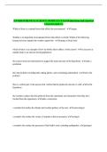 ENVIRONMENTAL SCIENCE MODULE 1 EXAM Questions and Answers Latest Graded A&plus;