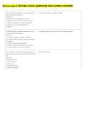 finance quiz 3 UPDATED ACTUAL QUESTIONS AND CORRECT ANSWERS 