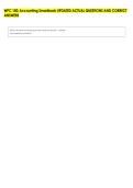 WPC 150&colon; Accounting Smartbook UPDATED ACTUAL QUESTIONS AND CORRECT &NewLine;ANSWERS 
