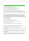 USABO-ETHOLOGY EXAM Questions and Answers Latest Graded A&plus;