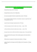 USABO ANIMAL ANATOMY AND PHYSIOLOGY Exam Questions and Answers Latest Graded A&plus;