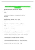 ENVIRONMENTAL SCIENCE A - UNIT 2 EXAM Questions and Answers Latest Graded A&plus;