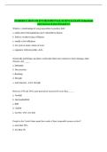 INTRODUCTION TO ENVIRONMENTAL SCIENCE EXAM 2 Questions and Answers Latest Graded A&plus;