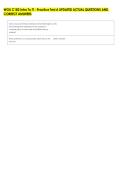 WGU C182 Intro To IT - Practice Test A UPDATED ACTUAL QUESTIONS AND &NewLine;CORRECT ANSWERS