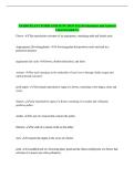 USABO PLANT FORM AND FUNCTION EXAM Questions and Answers Latest Graded A&plus;