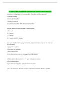 USABO-ETHOLOGY EXAM Questions and Answers Latest Graded A&plus;