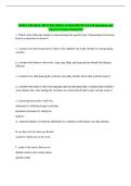 OPMT 350 PRACTICE READING ASSESSMENT EXAM Questions and Answers Latest Graded A&plus;