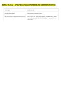 SGRho Module 1 UPDATED ACTUAL QUESTIONS AND CORRECT ANSWERS 