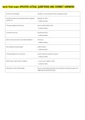 torch final exam UPDATED ACTUAL QUESTIONS AND CORRECT ANSWERS