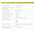 T&period;O&period;R&period;C&period;H&period; Final Questions UPDATED ACTUAL QUESTIONS AND CORRECT ANSWERS 