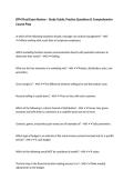 BTM Final Exam Review &ndash; Study Guide&comma; Practice Questions & Comprehensive Course Prep