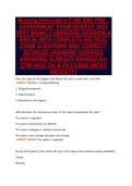 Nursing Informatics C790 AND PRE -&NewLine;ASSESSMENT EXAM NEWEST 2025&NewLine;TEST BANK&vert; 2 VERSIONS &lpar;VERSION A&NewLine;AND B&rpar; WITH COMPLETE 400 REAL&NewLine;EXAM QUESTIONS AND CORRECT&NewLine;DETAILED ANSWERS &lpar;VERIFIED&NewLine;ANSWERS&rpar; ALREADY GRADED A&plus;&vert;&NewLine;C790 WGU OA & PA EXAMS &lpar;MOST&NewLine;RECENT&excl;&excl;&rpar;