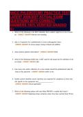 NHCO PHLEBOTOMY PRACTICE TEST&NewLine;LATEST 2026&sol;2027 ACTUAL EXAM&NewLine;QUESTIONS WITH CORRECT&NewLine;ANSWERS 100&percnt; VERIFIED GRADED&NewLine;A&plus;